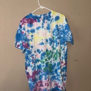 Multicolor Tie-Dye Oversized Tee